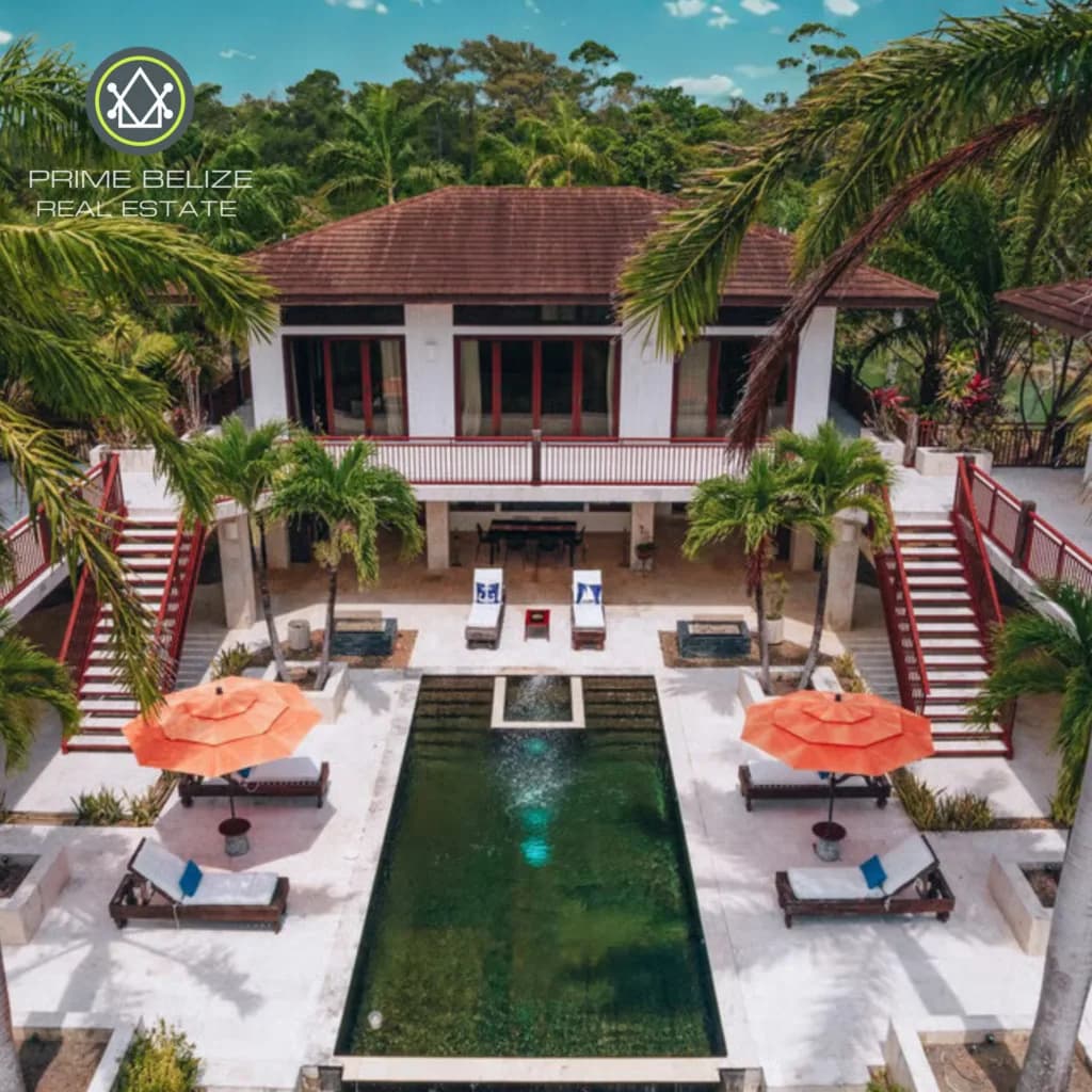 PH0060 – Villa Bella Serena – Private Waterfront Luxury Estate in Belize
