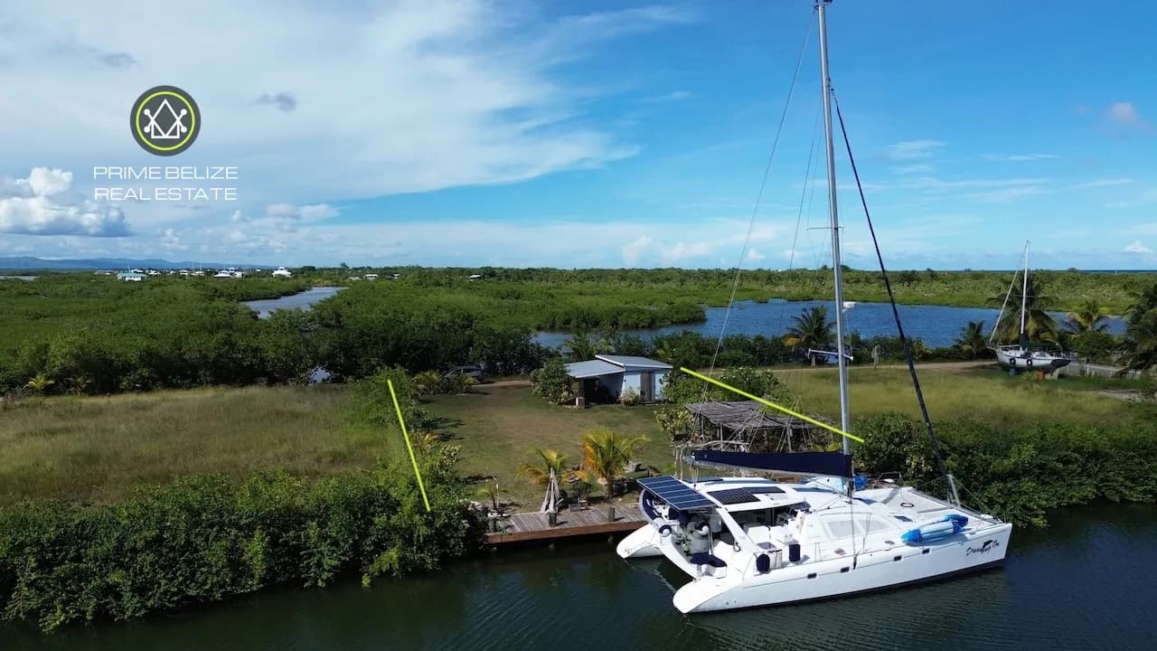PL0197 – Private Waterfront lot in Wild Orchid Marina, Placencia – Titled & Ready to Build - Photo 7