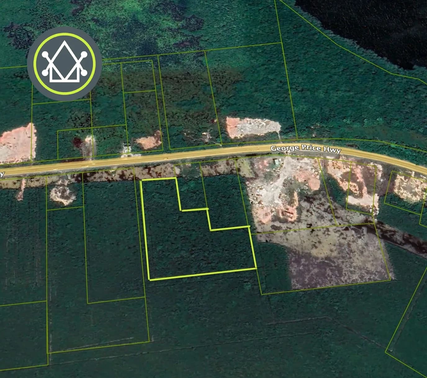 PL0135 – Prime Commercial Property – 5 Acres at Mile 6 on the George Price Highway - Photo 2