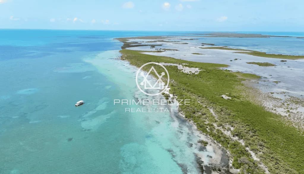 PI0041-150 acres of pristine Caribbean Island property at Hicks Caye, Belize