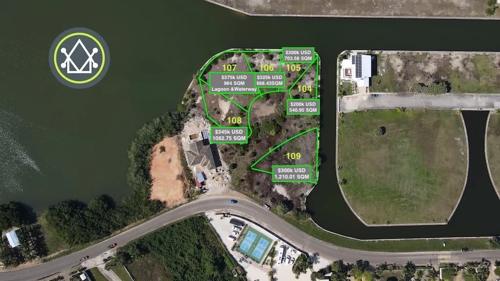 PL0117 – Exclusive Cul De Sac comprising of 6 lots with Lagoon/canal frontage – Each Individually Priced!