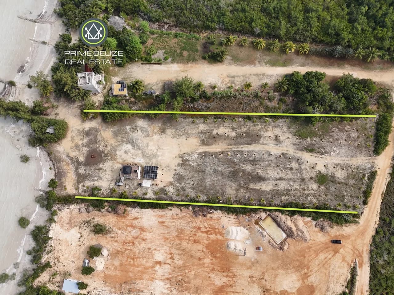 PH0068 – Remarkable 1.8-Acre Beachfront Property Featuring Solar Power and a 1-Bedroom Home in Sarteneja, Belize - Photo 6