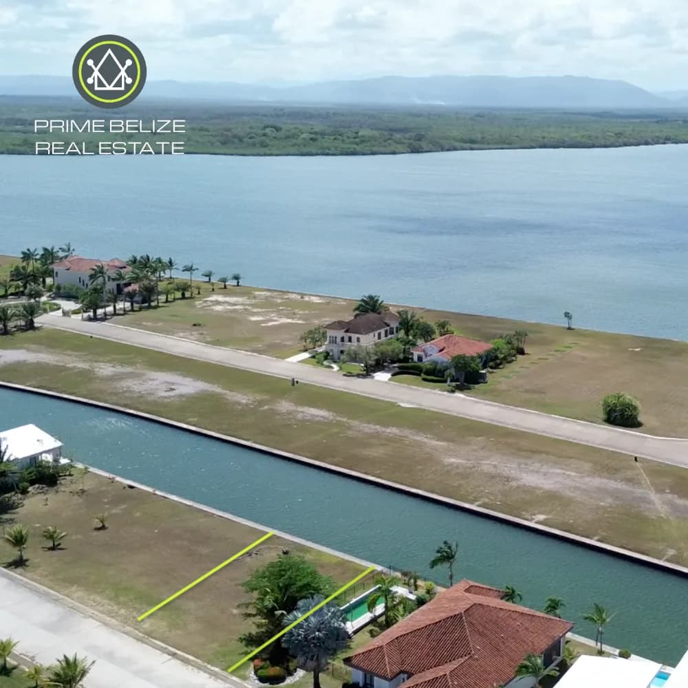 PL0231 – Prime Canal-Front Land in Belize’s Premier Gated Community