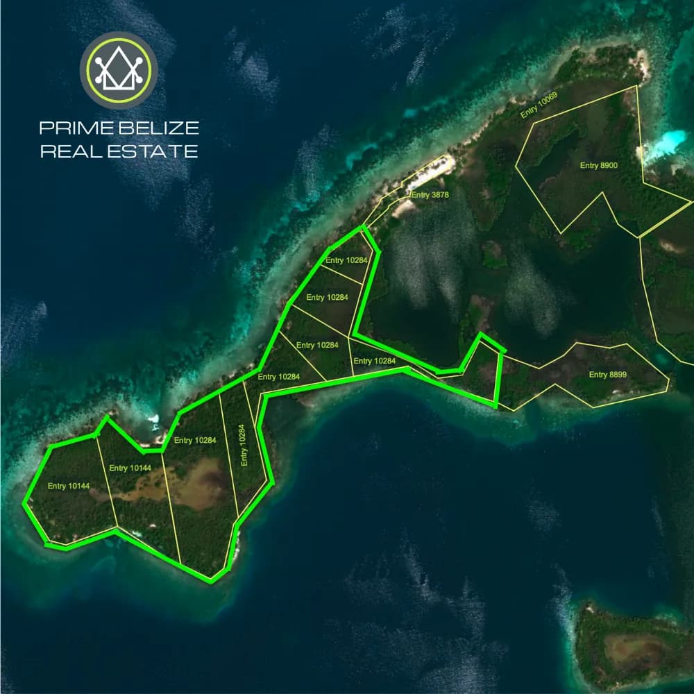 PI0053 – Nine Adjacent Parcels – Lark Caye Range, 5 miles east of Placencia Village – Stann Creek - Photo 2