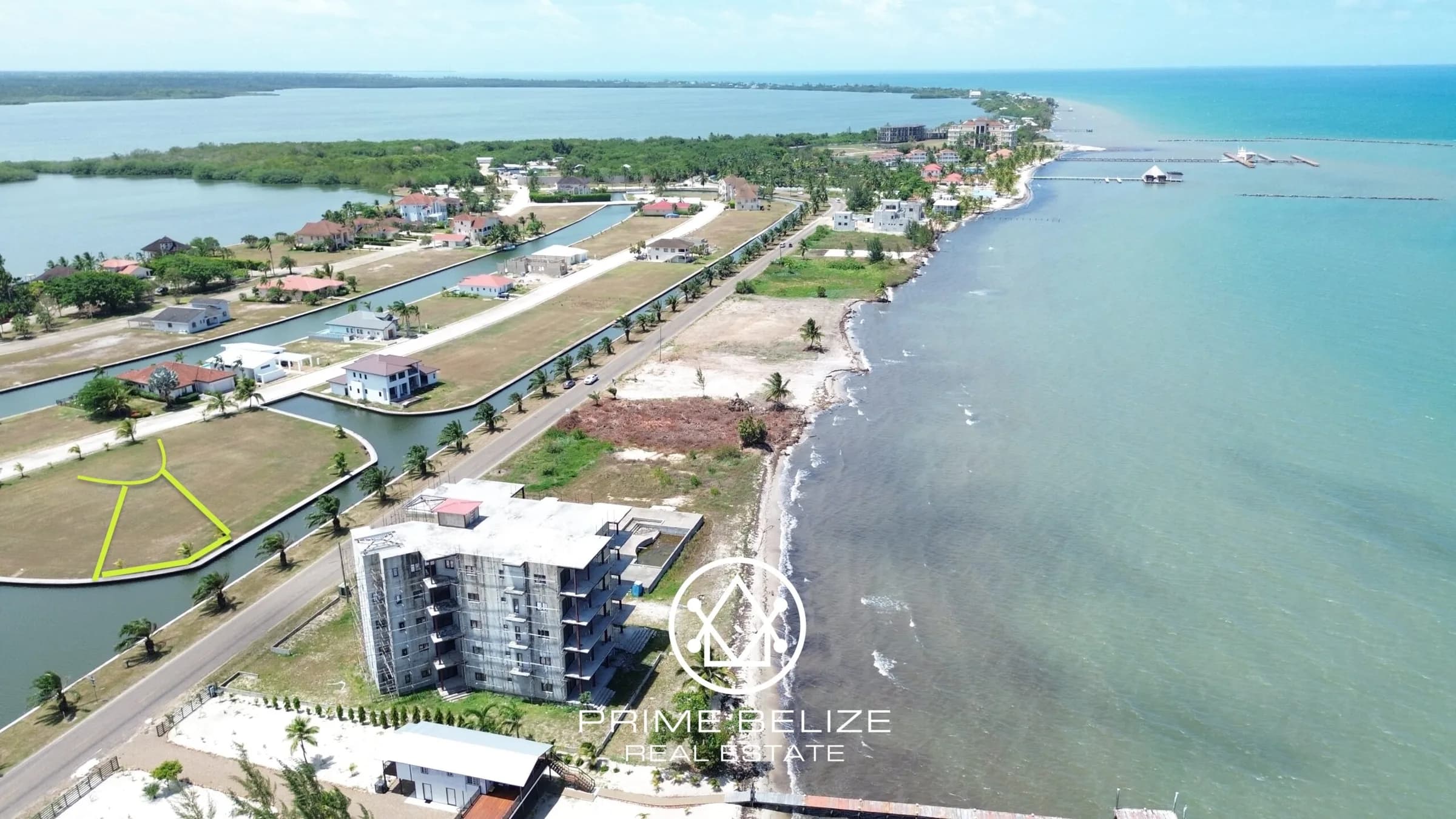 PL0057 – Waterfront Living: Canal Lot with Ocean Views in Gated Placencia Community - Photo 3
