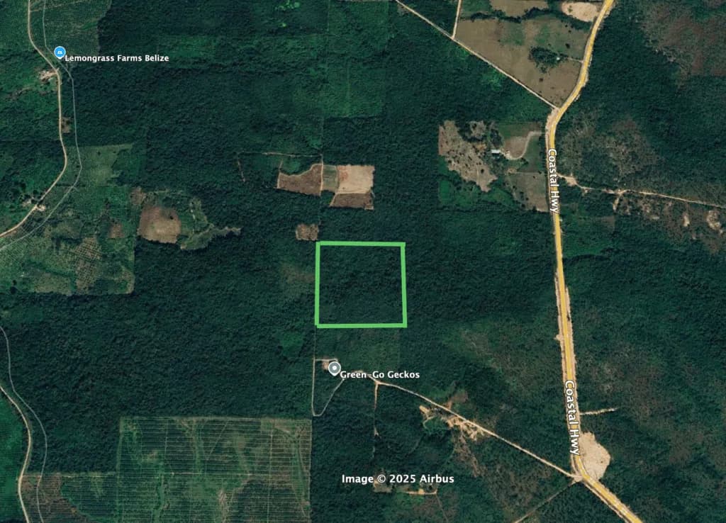 PF0056 – 30 Acres of Fertile Land with Streams – Coastal Road, Belize