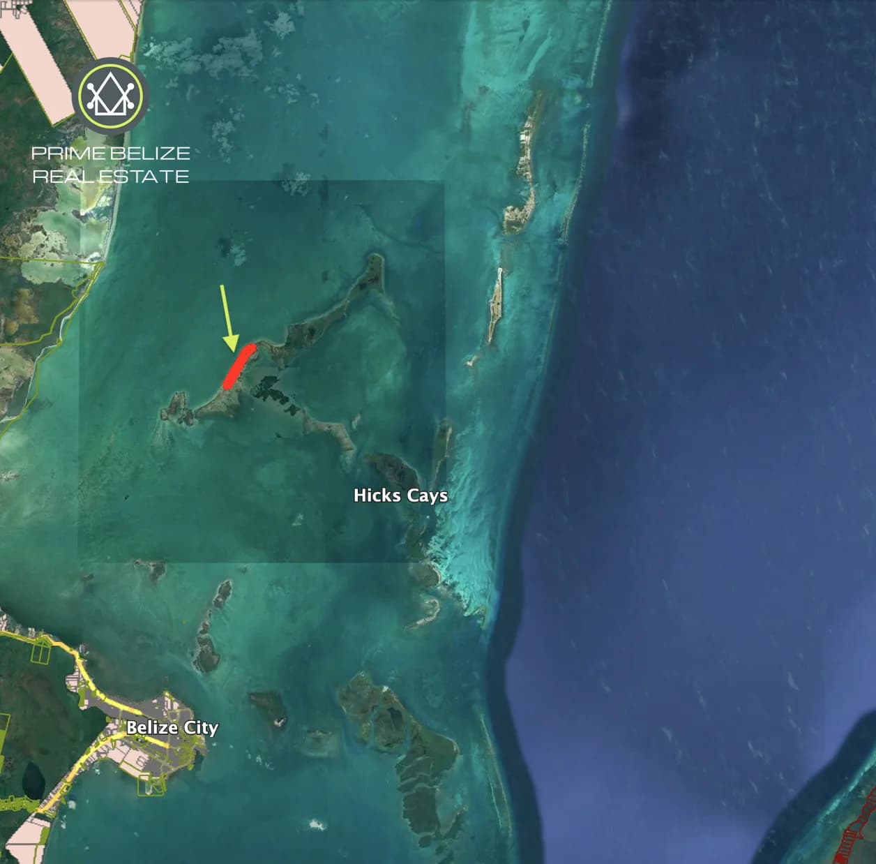 PI0041-150 acres of pristine Caribbean Island property at Hicks Caye, Belize - Photo 3
