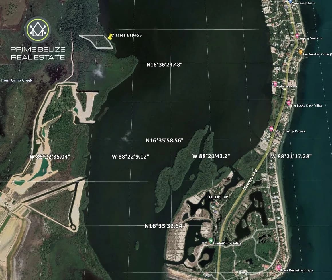 PL0068 – 7 Acre Lagoon Front Lot Close To New Golf Course- Stann Creek - Photo 6