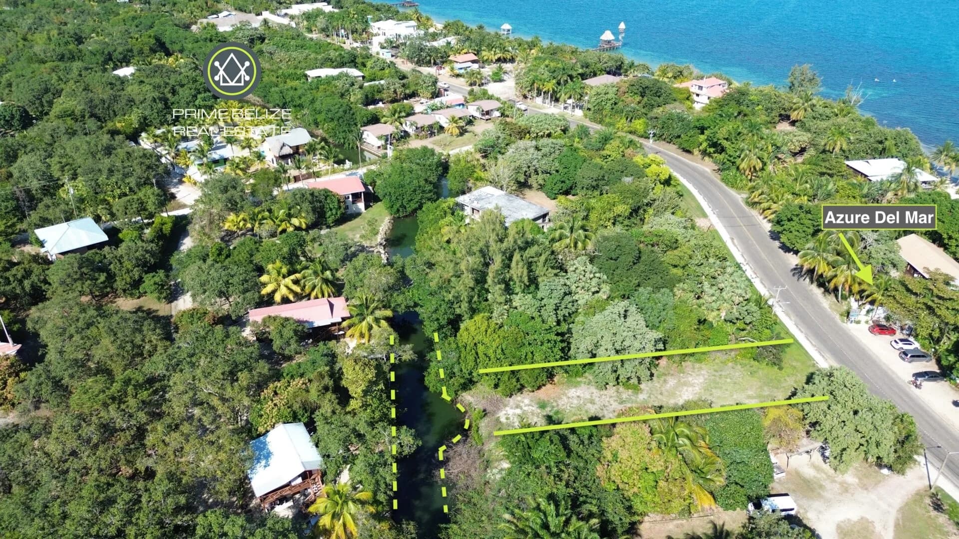 PL0212 – Canal & Road front Lot – Ready for Construction, Placencia, Belize - Photo 8