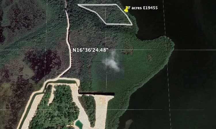 PL0068 – 7 Acre Lagoon Front Lot Close To New Golf Course- Stann Creek - Photo 7