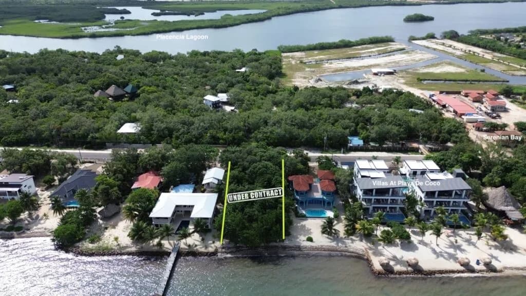PL0202 – Beachfront Lot for Sale in Surfside, Placencia Peninsula