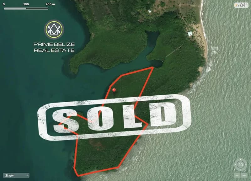 PL0173 – Punta Icacos, Southern Belize – Spectacular 21-Acre Peninsula with Nearly 1,900 Feet of Sea Frontage