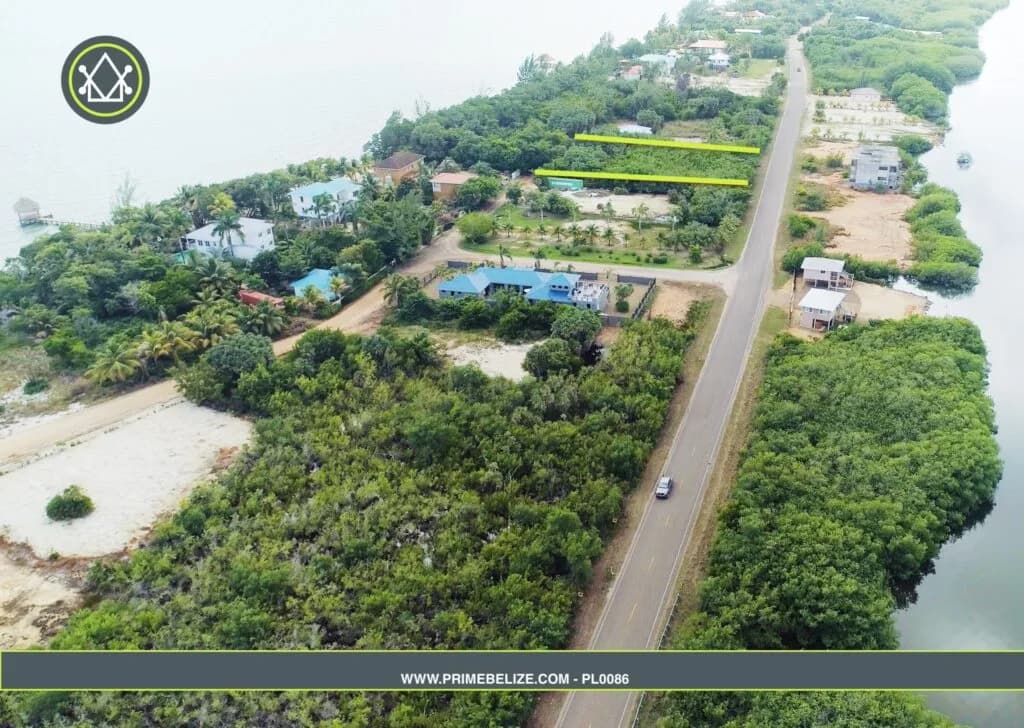 PL0086 – Road Front Lot with Seaview- Caribbean Way, Placencia Peninsula