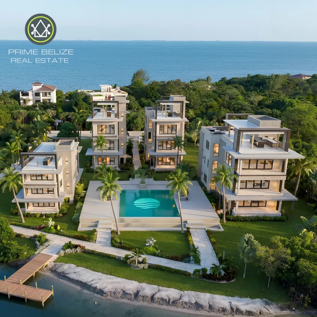 PC0021 – Elegant Lagoon front Condominium at The Elements, Placencia, Belize
