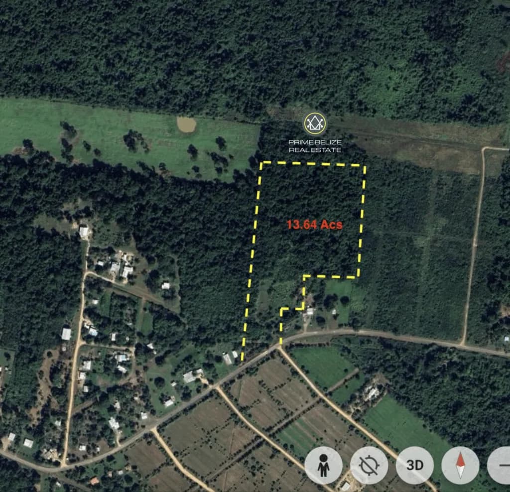 PL0196 – 13.64 Acres of Pristine Land in Sittee River Village – A Nature Lover’s Dream